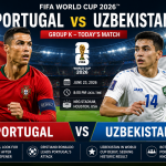Portugal Face Uzbekistan in Crucial Group K World Cup Clash